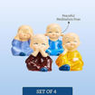 Picture of 4Pc Buddha monk