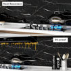 Picture of Black Marble Foil Wall Sticker [White Pattern] Size 60*200