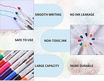Picture of 12pcs Colorful Magical Water Painting Pen with Ceramic Spoon