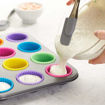 Picture of Silicone Cup Cake Baking Cups Set of 12 pcs