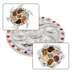 Picture of 7 Compartment Dry Fruit Serving Rotating Tray