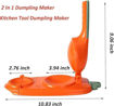 Picture of 2 in 1 Momos Dumpling Maker (Chinese ORANGE)