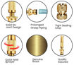 Picture of Water Spray Brass Nozzle (Heavy Quality)