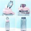 Picture of Motivational Sipper Water Bottle (Set of 3 Pcs) (Transparent)