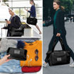 Picture of Foldable Travel Pocket Duffle Bag With Pocket (Black Color)
