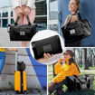 Picture of Foldable Travel Pocket Duffle Bag With Pocket (Black Color)