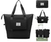 Picture of Foldable Travel Pocket Duffle Bag With Pocket (Black Color)