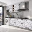 Picture of White Marble Foil Wall Sticker Size 60*200