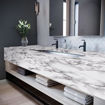 Picture of White Marble Foil Wall Sticker Size 60*200