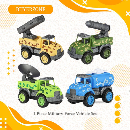 Picture of TZ - 4 Piece Military Force Vehicle Set