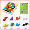 Picture of TZ - Colorful Wooden Tetris Puzzle Borad