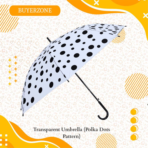 Picture of Transparent Umbrella (Polka Dots Pattern)
