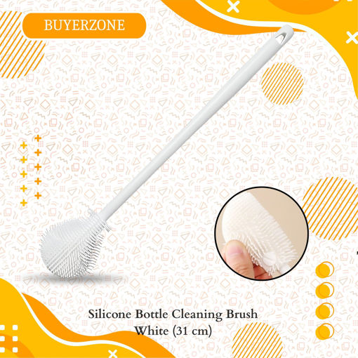 Picture of Silicone Bottle Cleaning Brush White (31 cm)