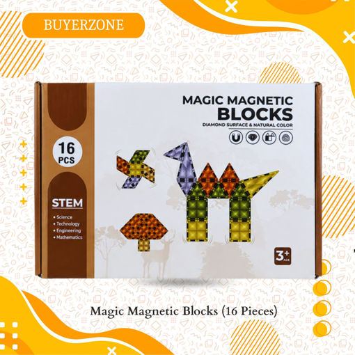 Picture of TZ - Magic Magnetic Blocks (16 Pieces)