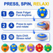 Picture of TZ - Press to Spin Fidget Spinner Ball (Random Color)