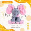 Picture of TZ - Peek-A-Boo Musical Elephant Plush Toy