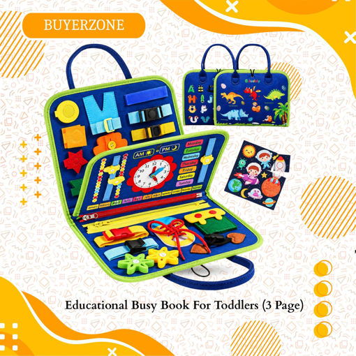 Picture of TZ - Educational Busy Book For Toddlers (3 Page)