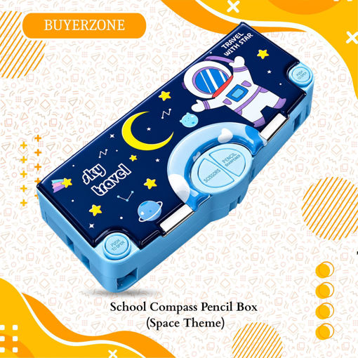 Picture of TZ - School Compass Pencil Box (Space Theme)