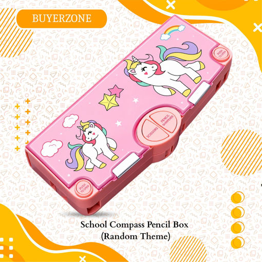 Picture of TZ - School Compass Pencil Box (Random Theme)