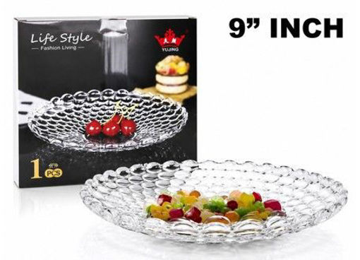 Picture of YUJING 9.5"INCH FRUIT PLATE 1 PC COL BOX -P1656