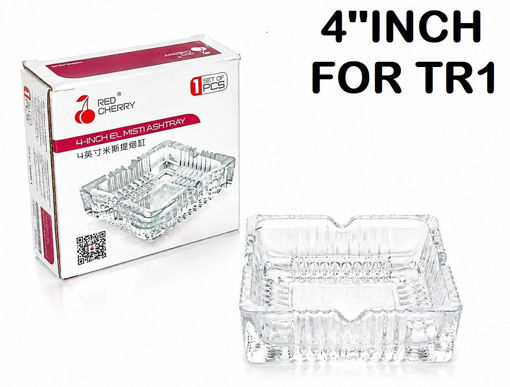 Picture of RED CHERRY (G10164) SQUARE ASH TRAY  -P1706