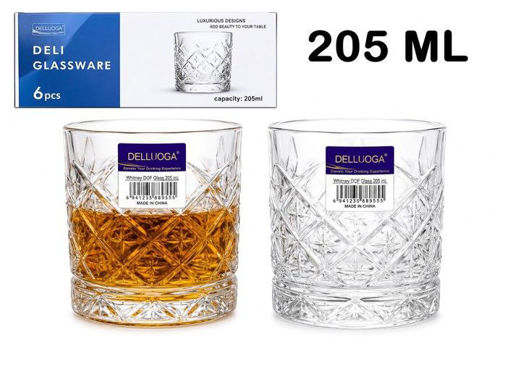 Picture of CK - DELI 210 ML JUICE GLASS COL BOX 6 PC SET -P37