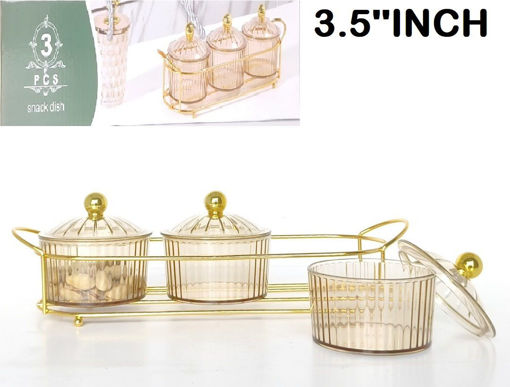Picture of CK - 3 PCS PLASTIC CANDY ON TRAY IN COL BOX -P39